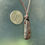 Thumbnail: Long Island Brown Sea Glass Leather Necklace