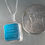 Thumbnail: Bezel Sterling Turquoise Japanese Sea Glass Necklace