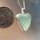 Thumbnail: Seafoam Bezel Sterling Silver Heart Sea Glass Necklace
