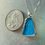 Thumbnail: Sterling Silver Turquoise Puerto Rico Sea Glass Necklace