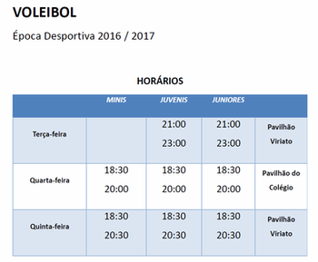 VOLEIBOL - Época 2016/2017