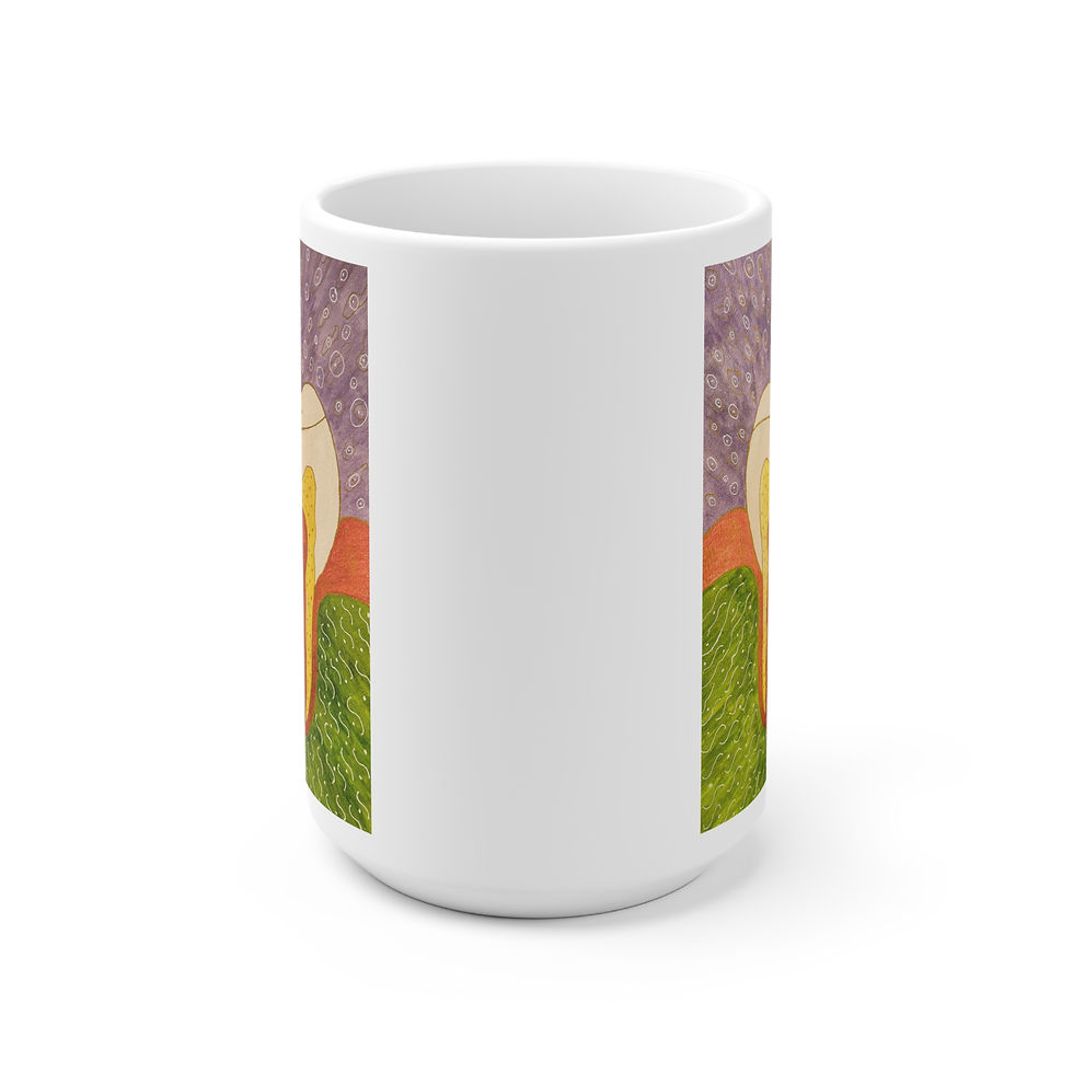 Miniaturbild: Zahn - 3 - Links- und Rechtshänder Keramik Tasse