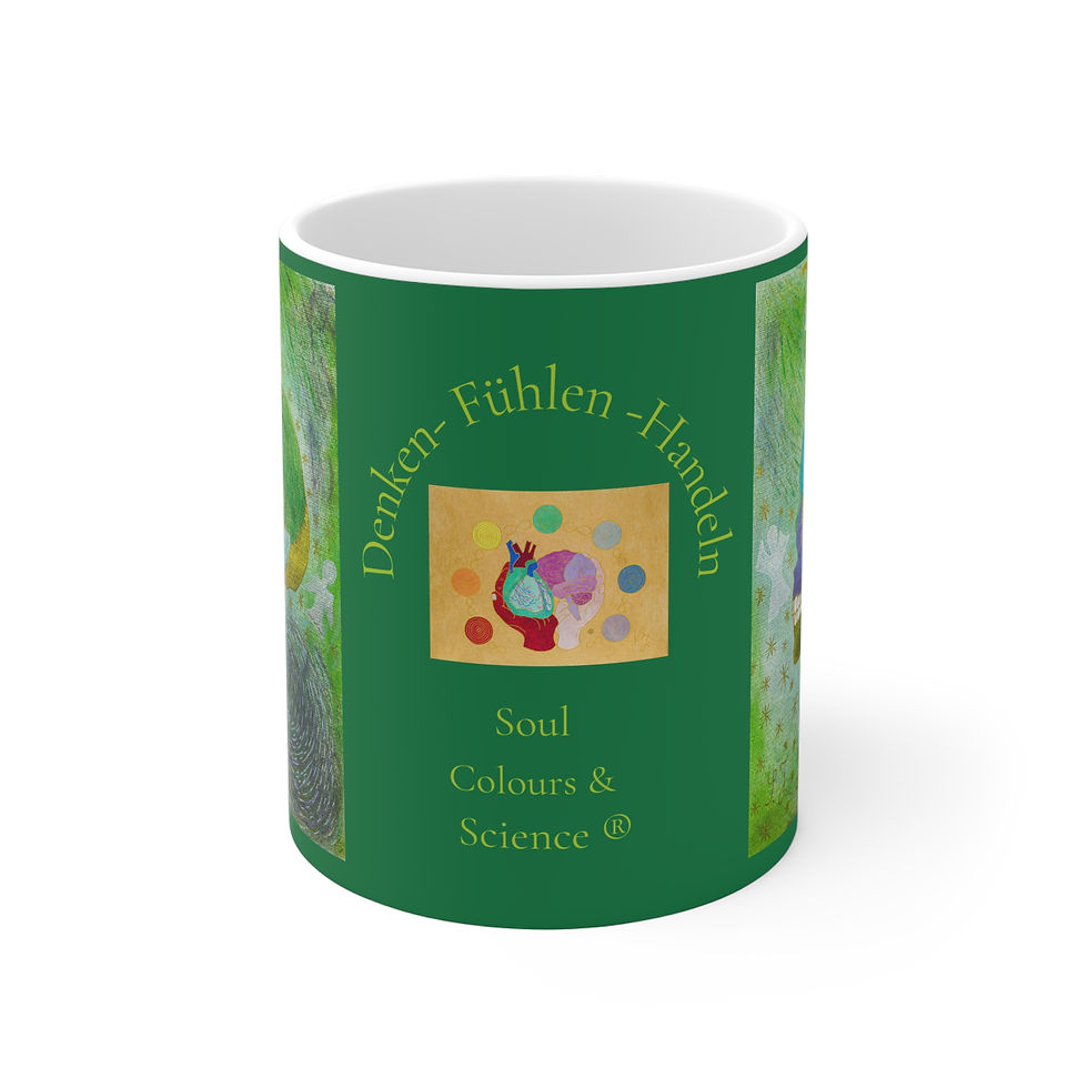Miniaturbild: Schädel seitlich - 2 - Links- und Rechtshänder Keramik Tasse 