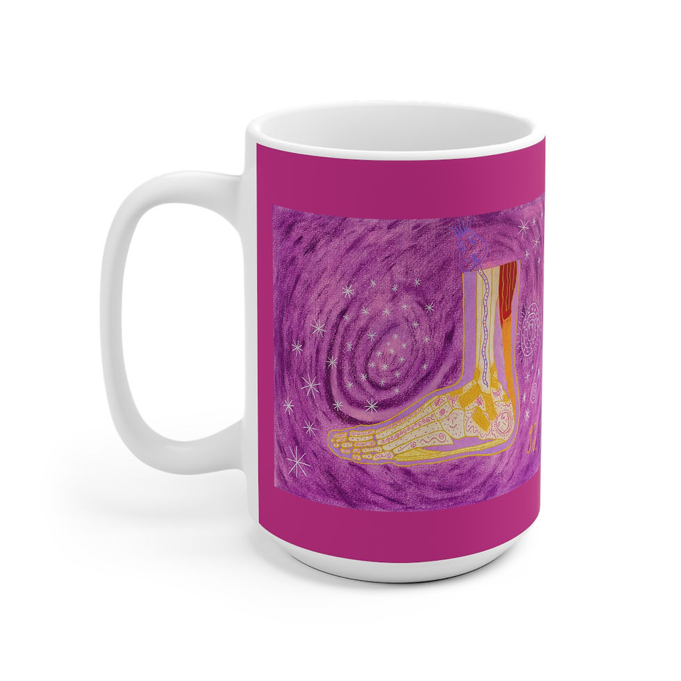 Miniaturbild: Fuß seitlich - Sprunggelenk - 3 - Links- und Rechtshänder Keramik Tasse 