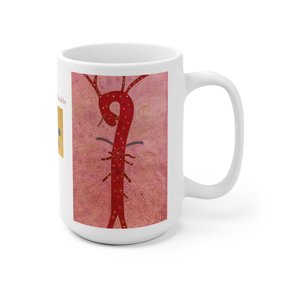 Miniaturbild: Aorta - 2 - Links- und Rechtshänder Keramik Tasse
