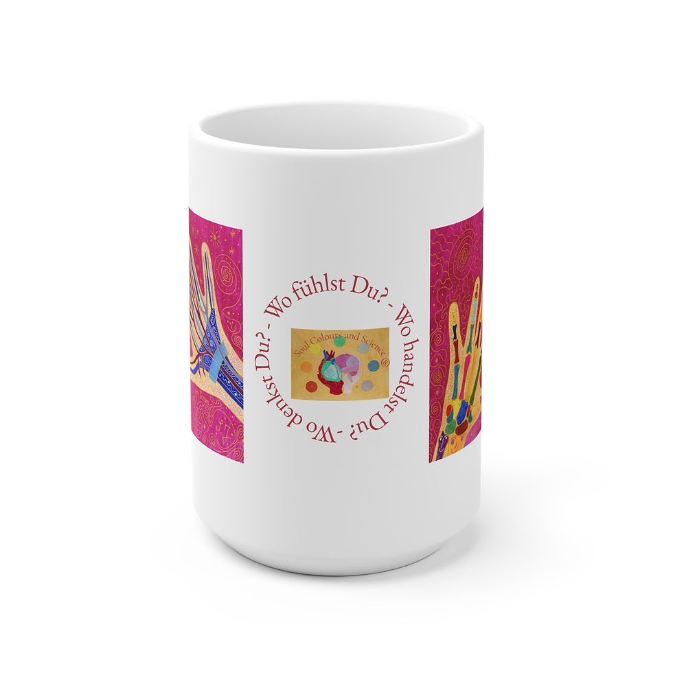 Miniaturbild: Hände - 1 - Links- und Rechtshänder Keramik Tasse