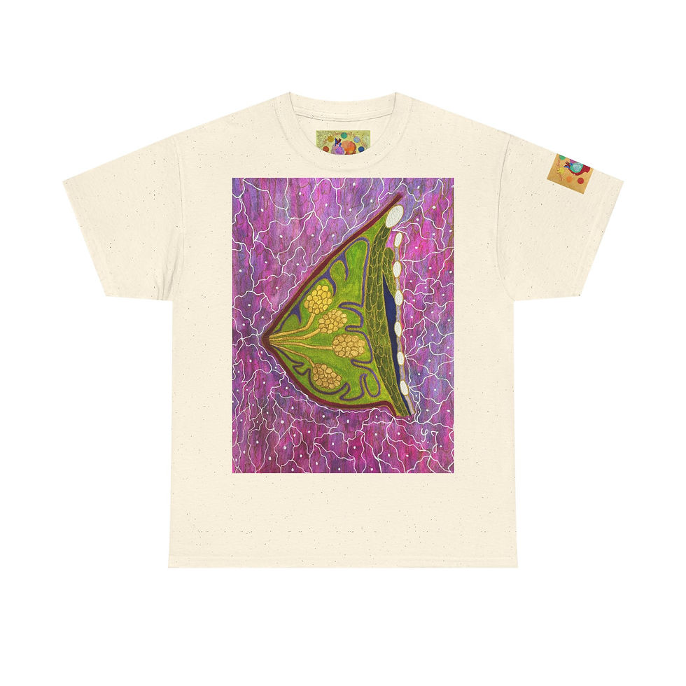 Miniaturbild: Brust grün - Mit Logo auf Ärmel - Unisex 100 % Baumwolle - Druck riecht anfangs