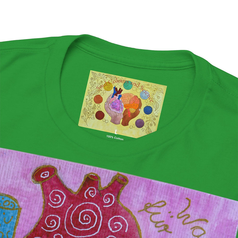 Miniaturbild: Herz Wunder - mit Logo auf Ärmel - Unisex 100 % Cotton - Druck riecht anfangs