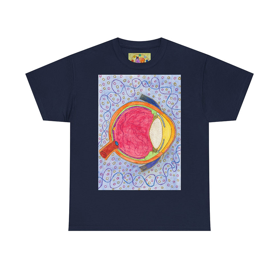 Miniaturbild: Auge - ohne Logo auf Ärmel - Unisex 100 % Cotton - Druck riecht anfangs