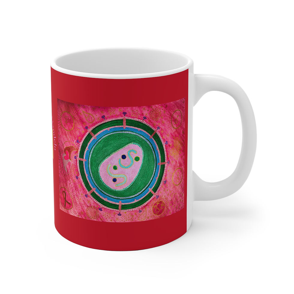 Miniaturbild: Hi - Virus - 2 - 2 - Links- und Rechtshänder Keramik Tasse 