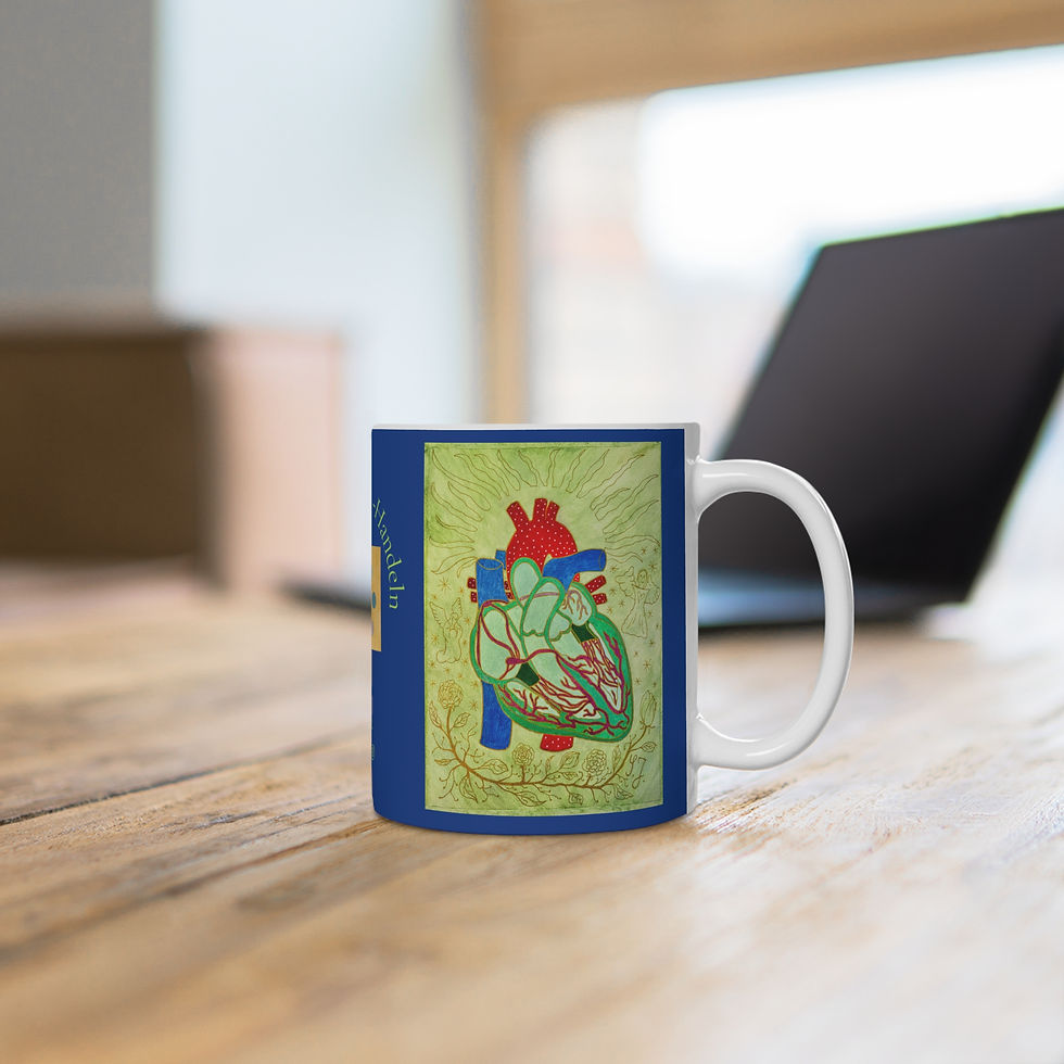 Miniaturbild: Herz-Reiz-Weiterleitung  - 2 - 3 - Links- und Rechtshänder Keramik Tasse