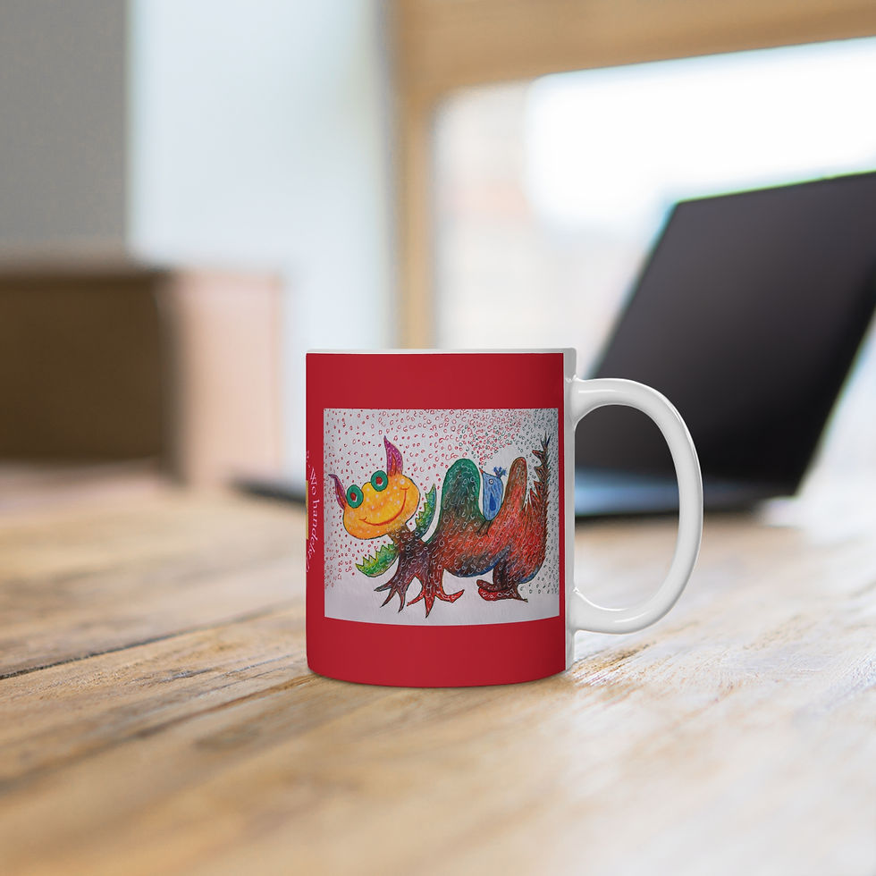 Miniaturbild: Urwesen - 1 - Links- und Rechtshänder Keramik Tasse 