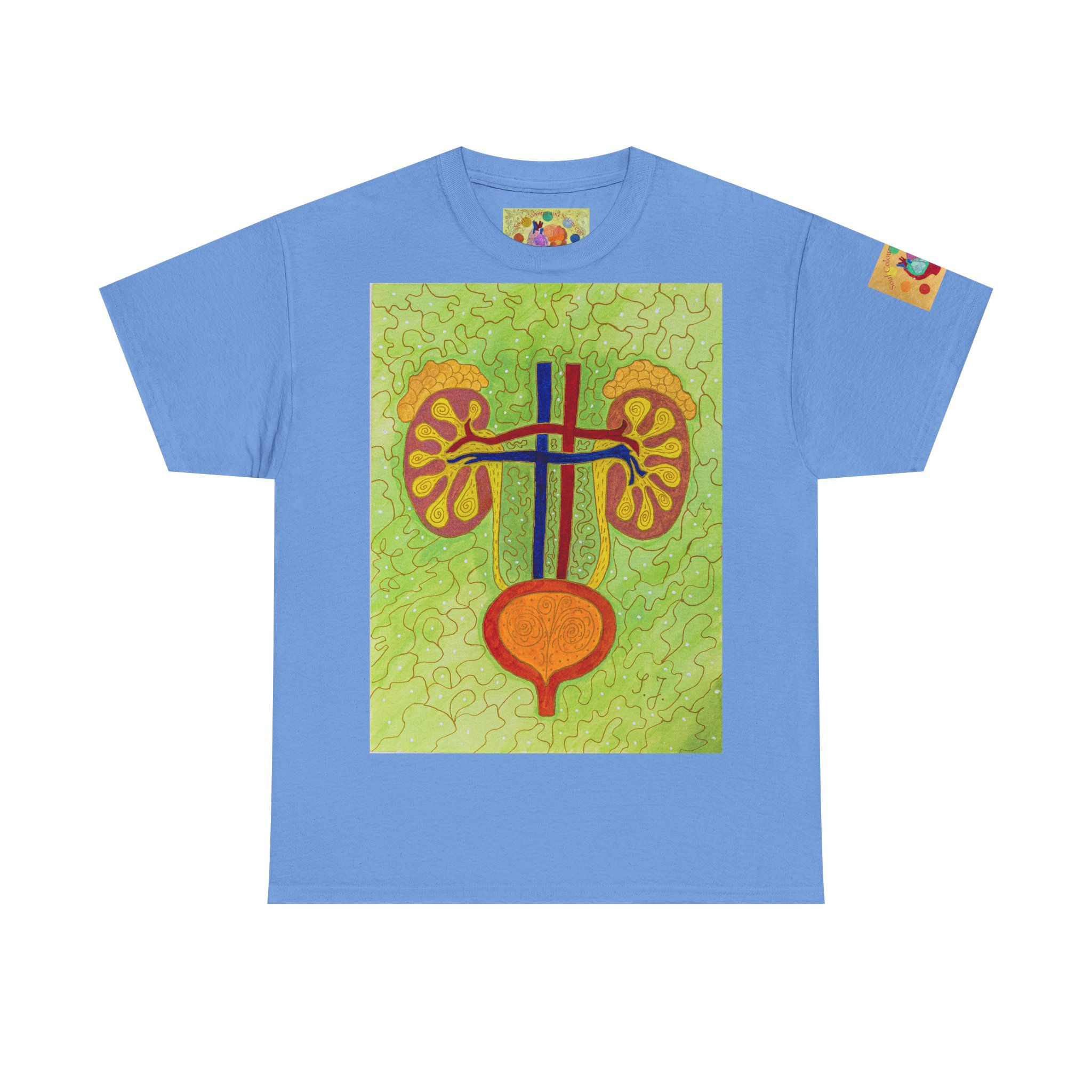 Nieren - mit Logo auf Ärmel - Unisex 100 % Cotton - Druck riecht anfangs
