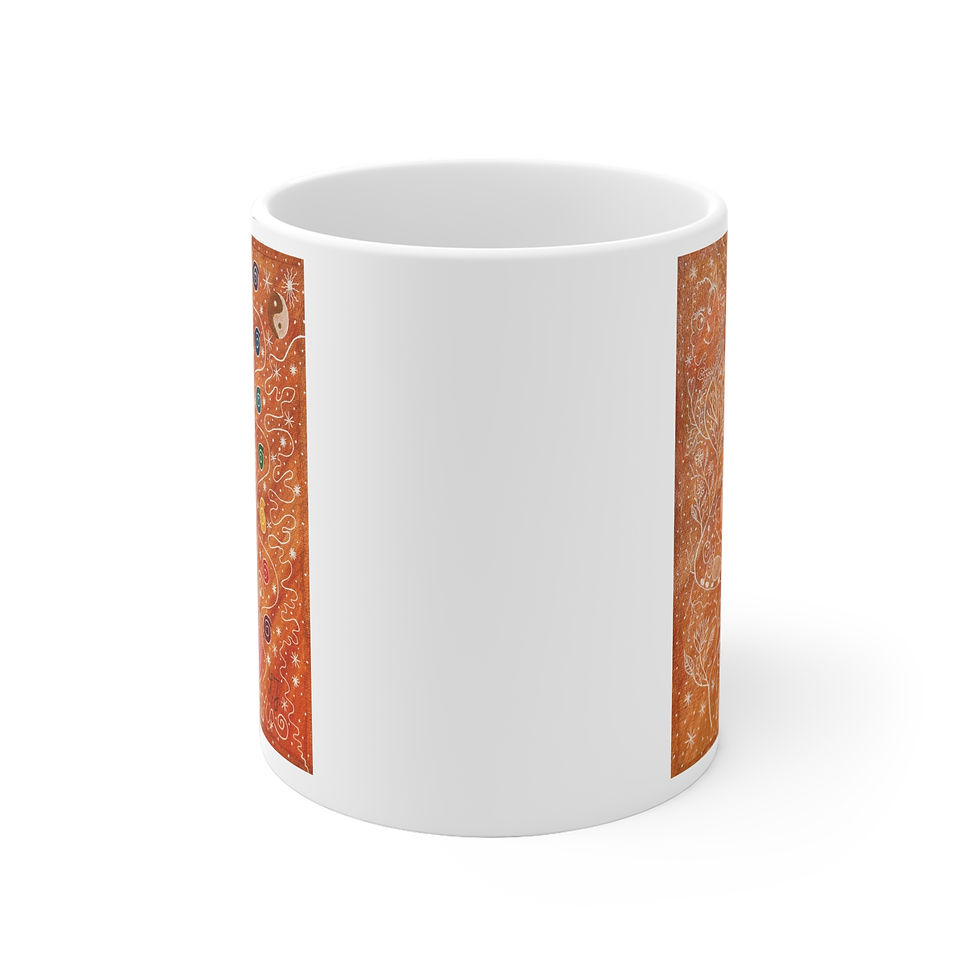 Miniaturbild: Wirbelsäule - 3 - Links- und Rechtshänder Keramik Tasse
