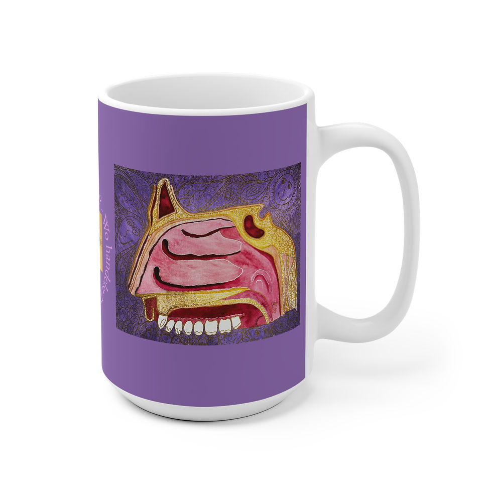 Miniaturbild: Nase, Nasennebenhöhle - 1 - Links- und Rechtshänder Keramik Tasse