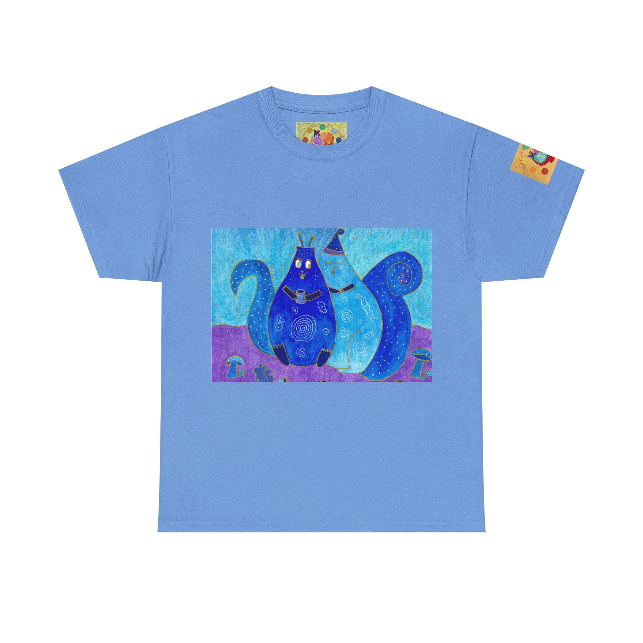 Eichhörnchen - mit Ärmellogo - Unisex 100 % Cotton - Druck riecht anfangs