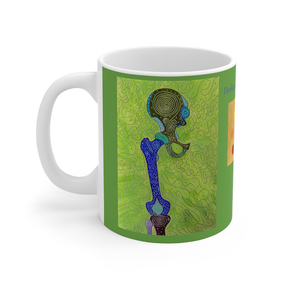 Miniaturbild: Hüfte und Knie - 2 - Links- und Rechtshänder Keramik Tasse