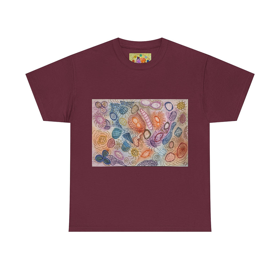 Miniaturbild: Microbiom - kein Ärmellogo - Unisex 100% Cotton -Druck riecht anfangs