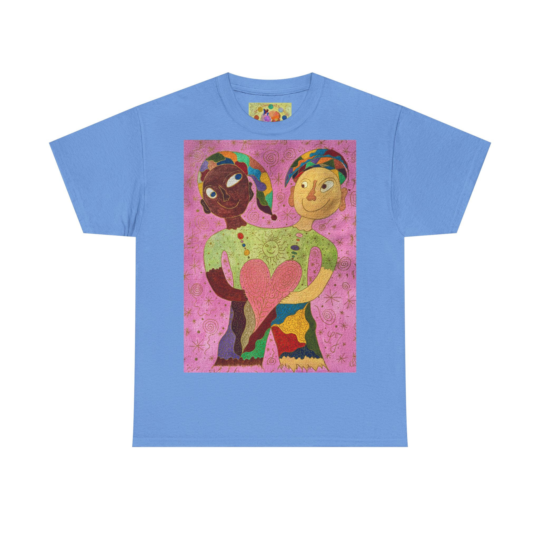 Gleichheit, Liebe - kein Ärmellogo - Unisex 100 % Cotton - Druck riecht anfangs