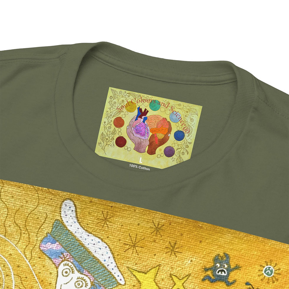 Miniaturbild: Gebiss mit Organen - mit Logo auf Ärmel-Unisex 100 % Cotton-Druck riecht anfangs