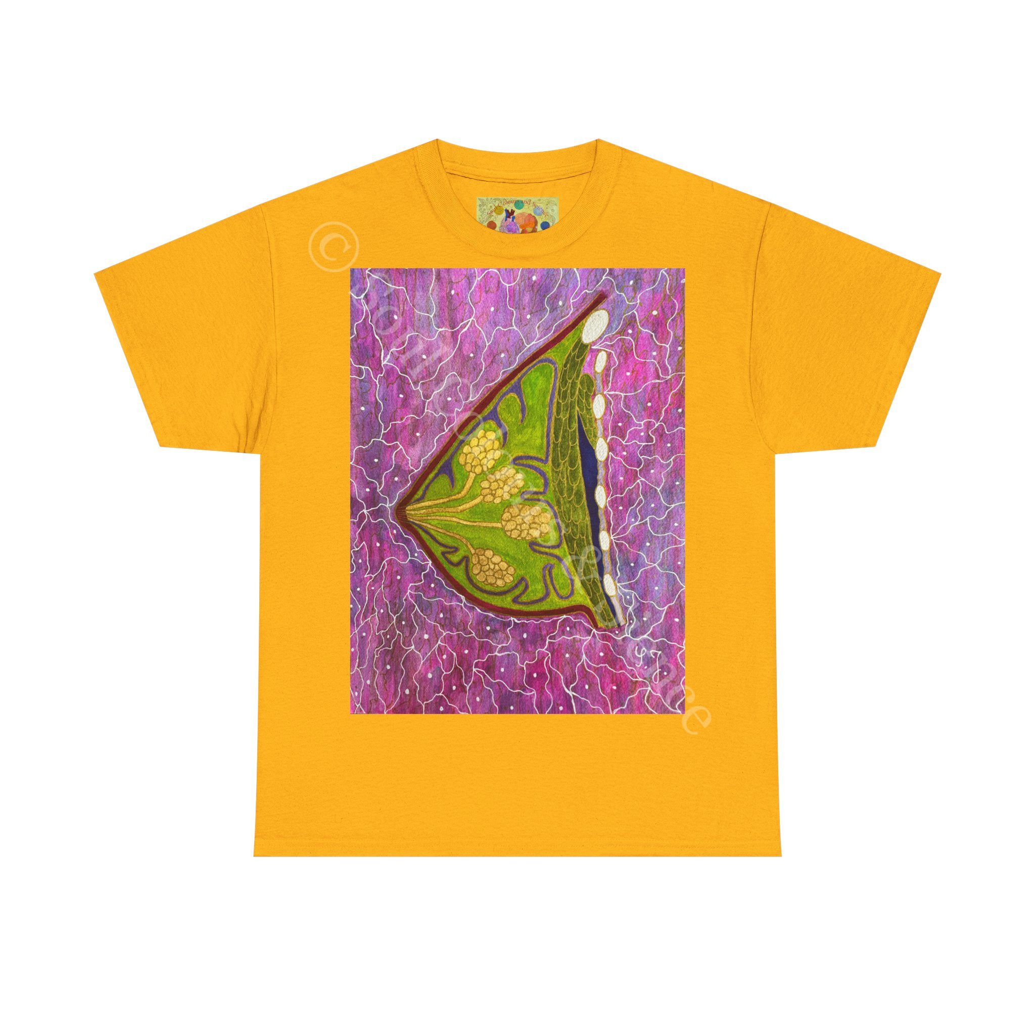 Brust grün - ohne Logo auf Ärmel - Unisex 100 %  Cotton - Druck riecht anfangs