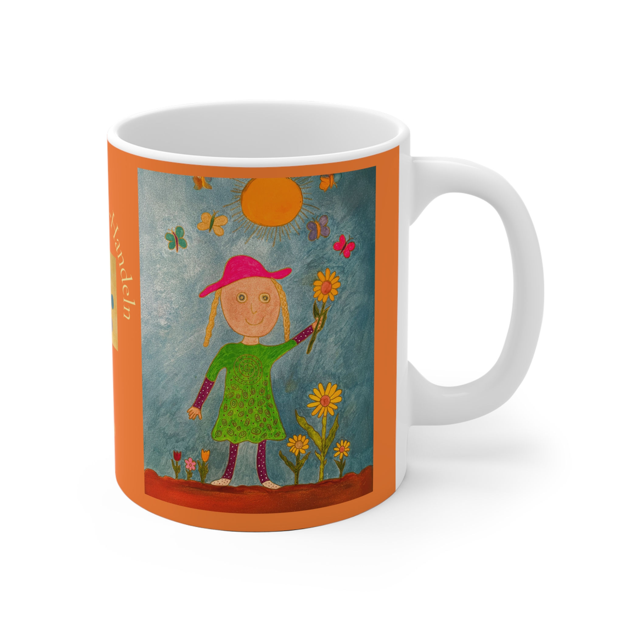 Gudrun und Marie - 2 - Links- und Rechtshänder Keramik Tasse