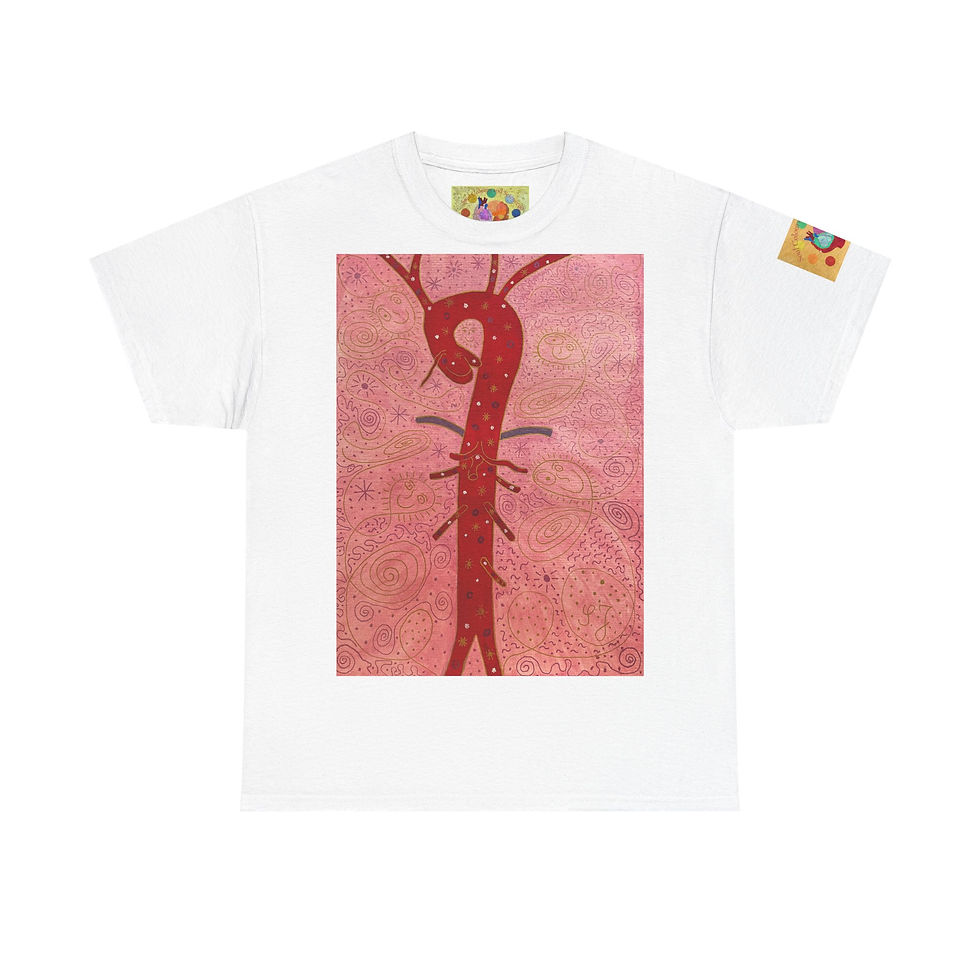 Miniaturbild: Aorta - mit Logo auf Ärmel - Unisex 100 %  Cotton - Druck riecht anfangs