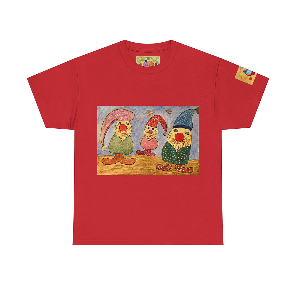 Miniaturbild: Zwergenfamilie - mit Ärmellogo - Unisex 100 % Cotton -Druck riecht anfangs
