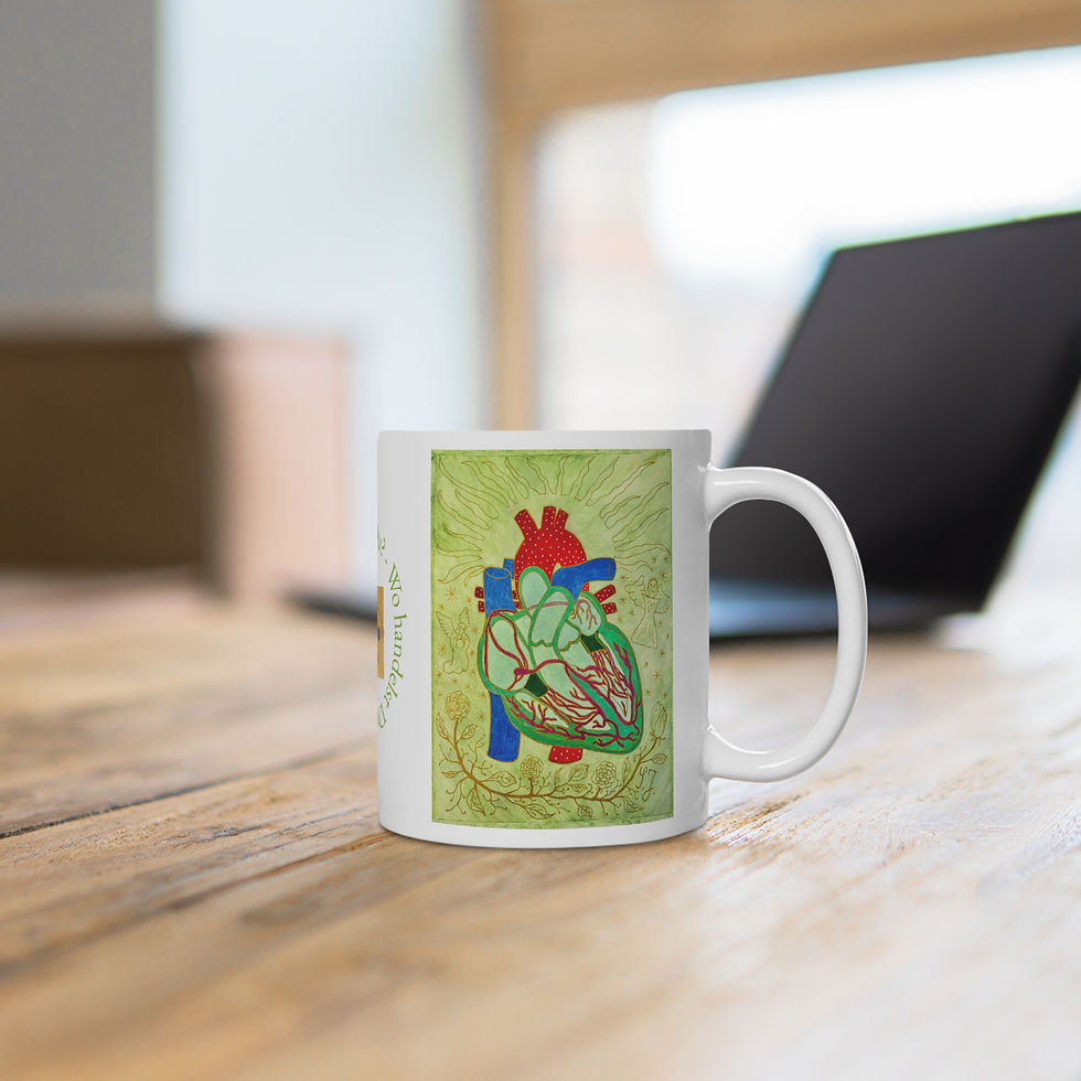 Miniaturbild: Herz-Reiz-Weiterleitung - 1 - Links- und Rechtshänder Keramik Tasse