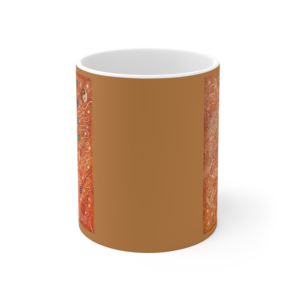 Miniaturbild: Wirbelsäule - 3 - Links- und Rechtshänder Keramik Tasse
