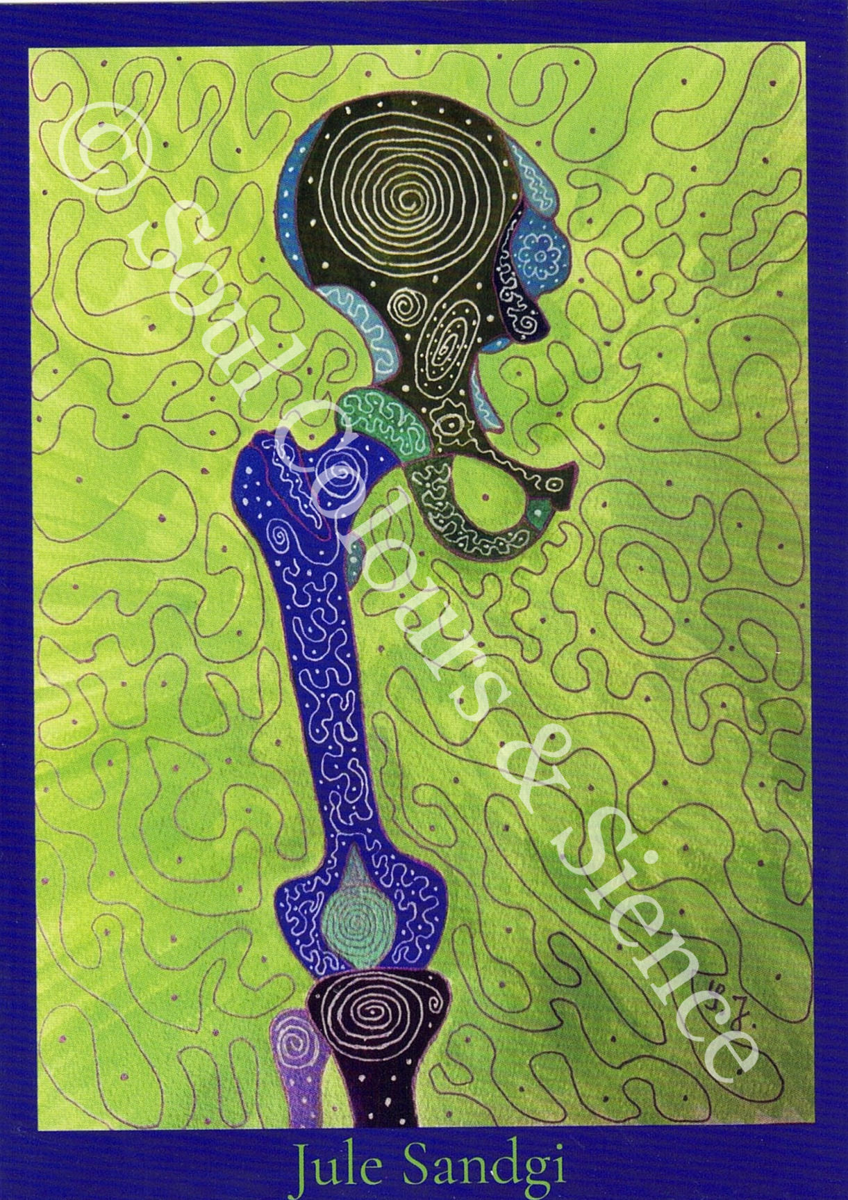 Anatomie Postkarten - Hüfte und Knie