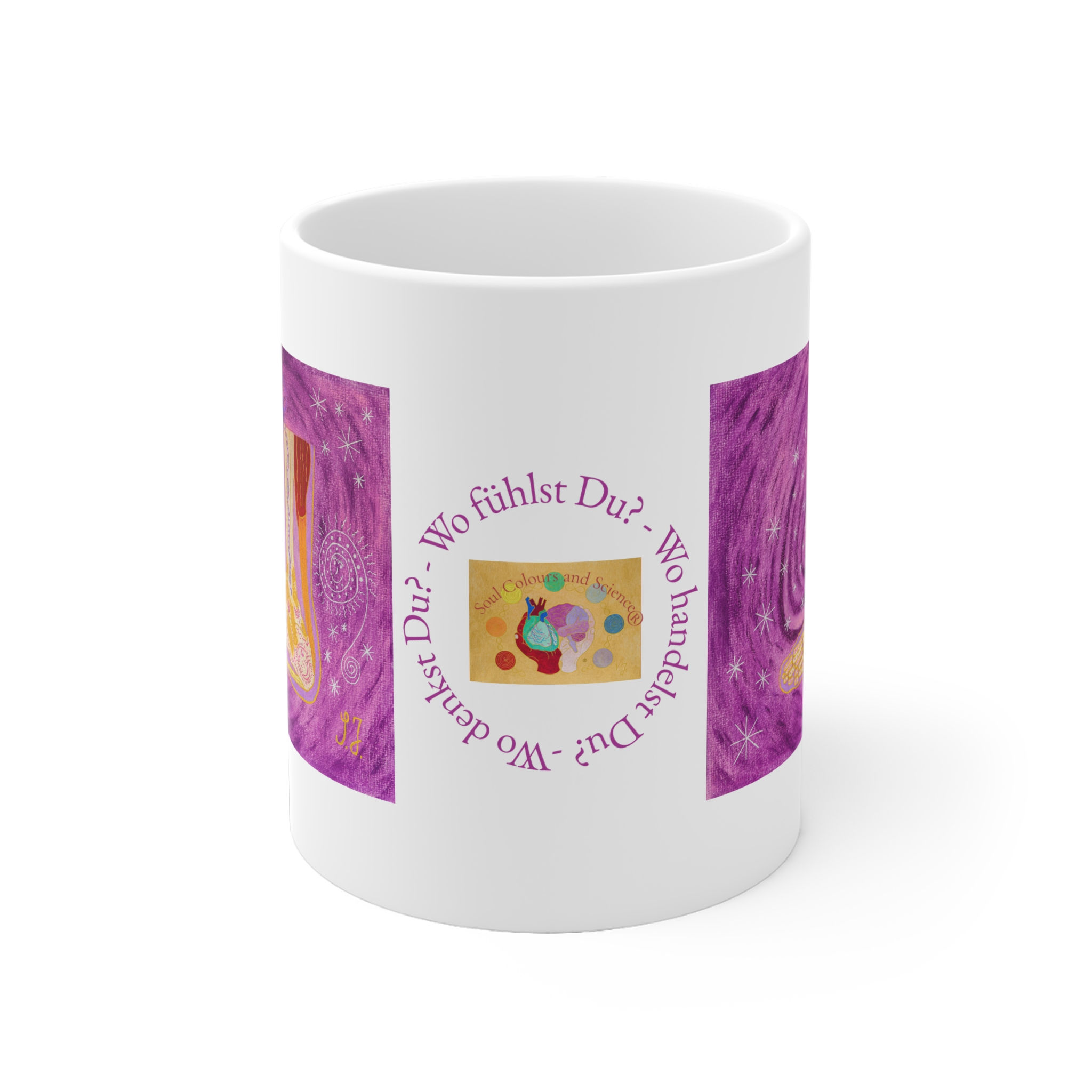 Fuß seitlich - Sprunggelenk - 1 - Links- und Rechtshänder Keramik Tasse 