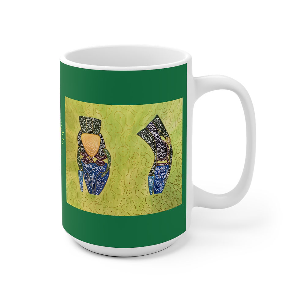 Miniaturbild: Knie - 2 - Links- und Rechtshänder Keramik Tasse 