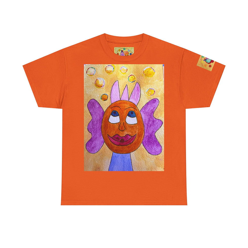 Miniaturbild: Drachenmädchen - mit Ärmellogo - Unisex 100 % Cotton - Druck riecht anfangs