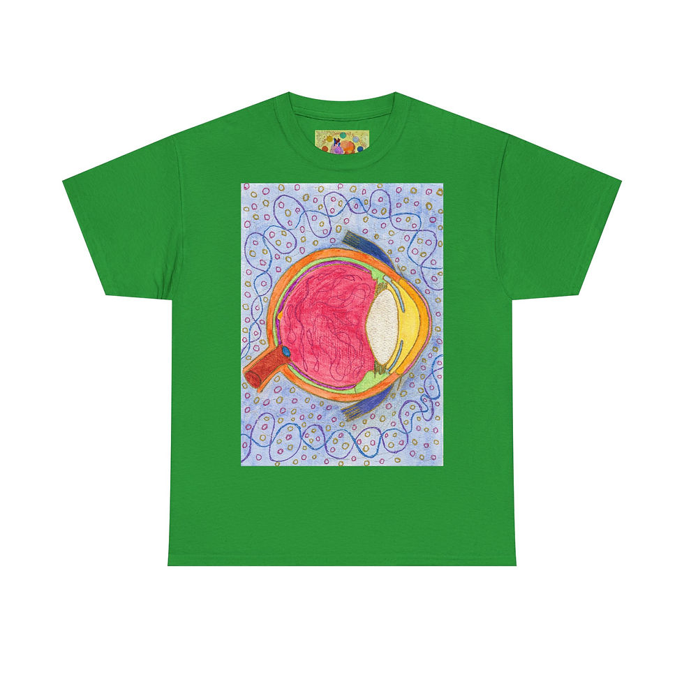 Miniaturbild: Auge - ohne Logo auf Ärmel - Unisex 100 % Cotton - Druck riecht anfangs
