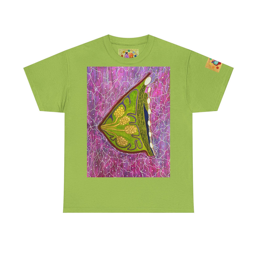 Miniaturbild: Brust grün - Mit Logo auf Ärmel - Unisex 100 % Baumwolle - Druck riecht anfangs