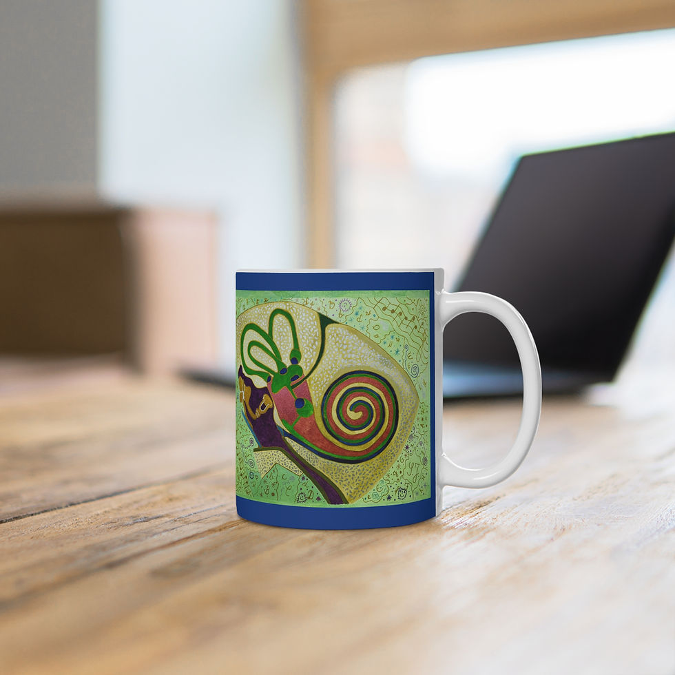 Miniaturbild: Ohr, Innenohr - 3 - Links- und Rechtshänder Keramik Tasse