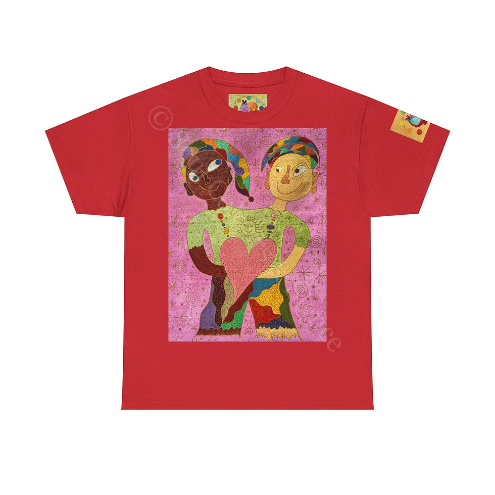 Miniaturbild: Gleichheit, Liebe - Mit Logo auf Ärmel- Unisex 100% Cotton -Druck riecht anfangs