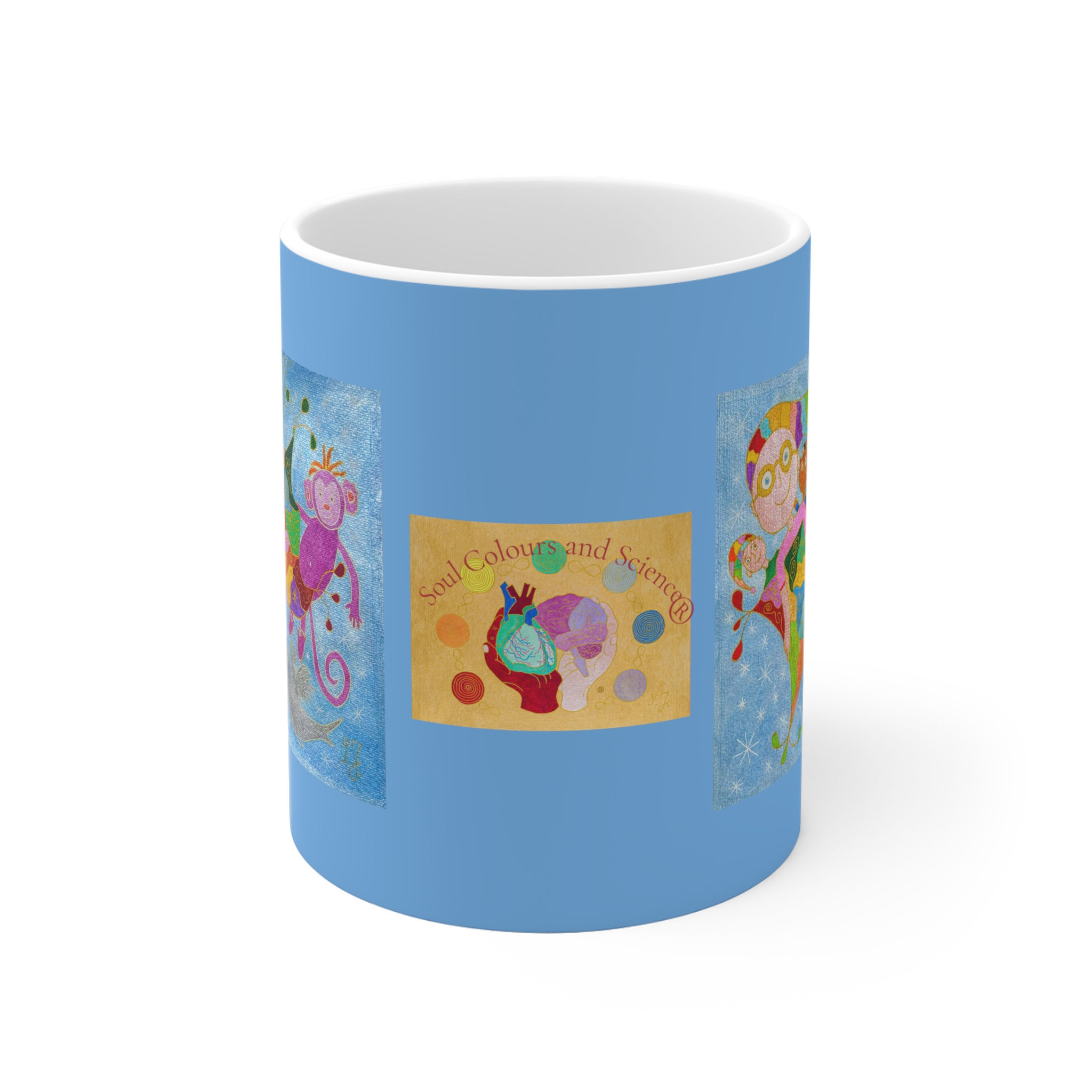 Fliegender Teppich 1 - Links- und Rechtshänder Keramik Tasse 