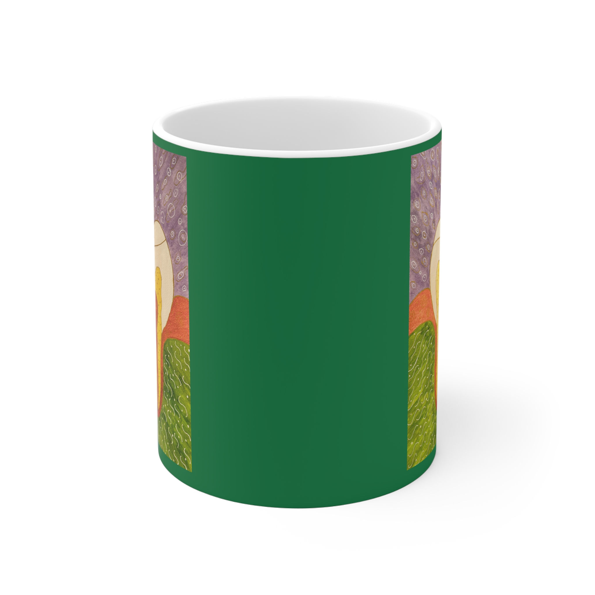 Zahn - 3 - Links- und Rechtshänder Keramik Tasse