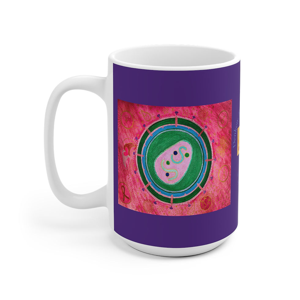 Miniaturbild: HI - Virus - 2 - 3 - Links- und Rechtshänder Keramik Tasse 