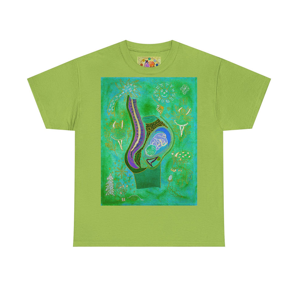 Miniaturbild: Schwangerschaft 2- Ohne Logo auf Ärmel - Unisex 100% Cotton-Druck riecht anfangs