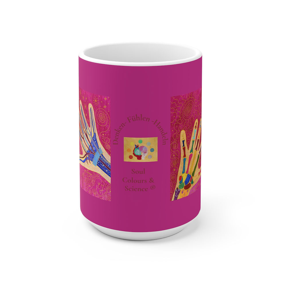 Miniaturbild: Hände - 2 - 2 - Links- und Rechtshänder Keramik Tasse 