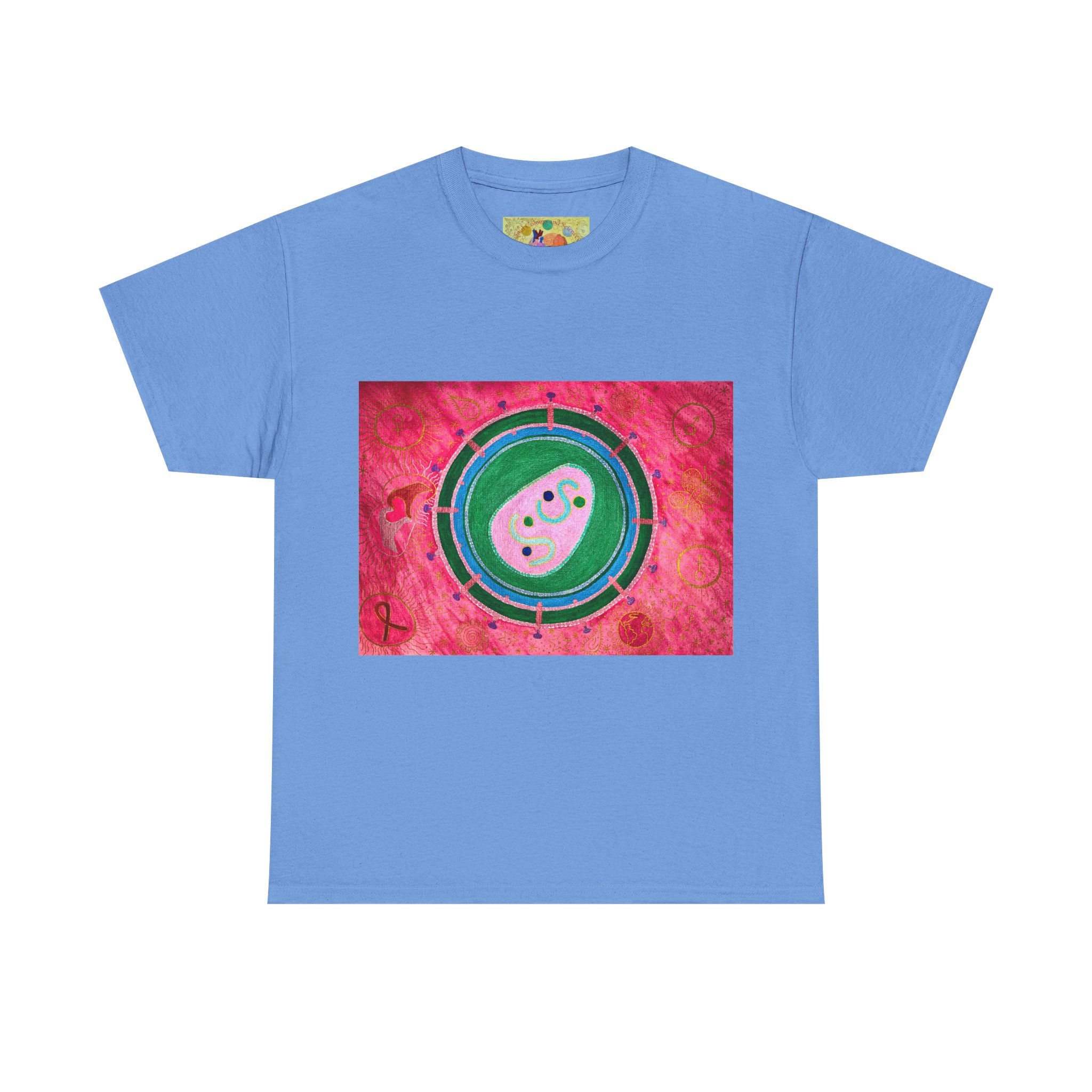 HI - Virus - Ohne Logo auf Ärmel - Unisex 100 % Cotton - Druck riecht anfangs