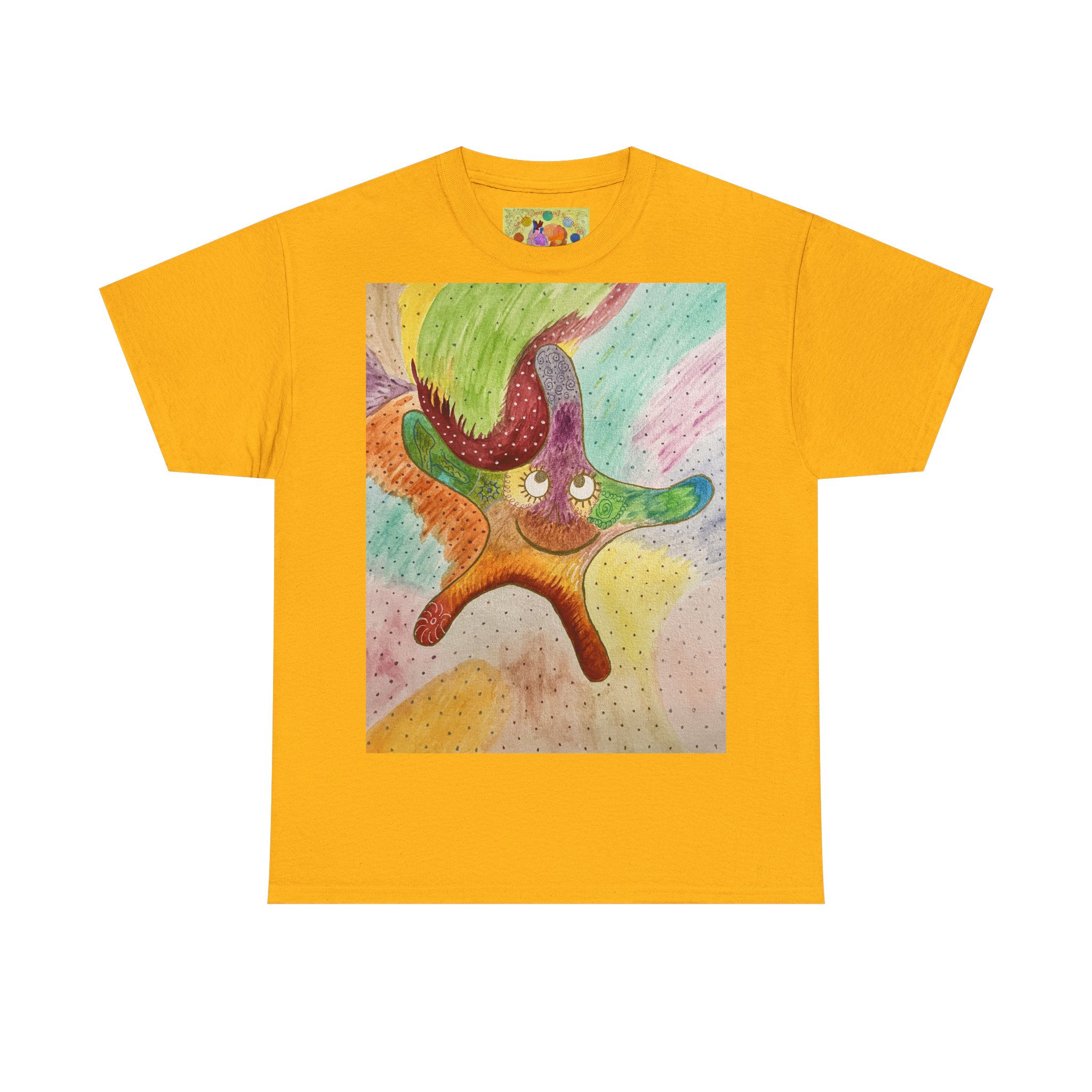 Stern - kein Ärmellogo - Unisex 100 % Cotton - Druck riecht anfangs