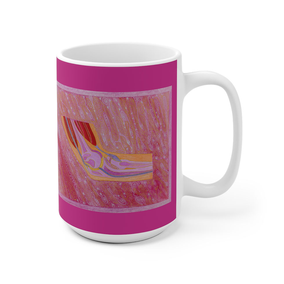 Miniaturbild: Ellenbogen - 3 - Links- und Rechtshänder Keramik Tasse 