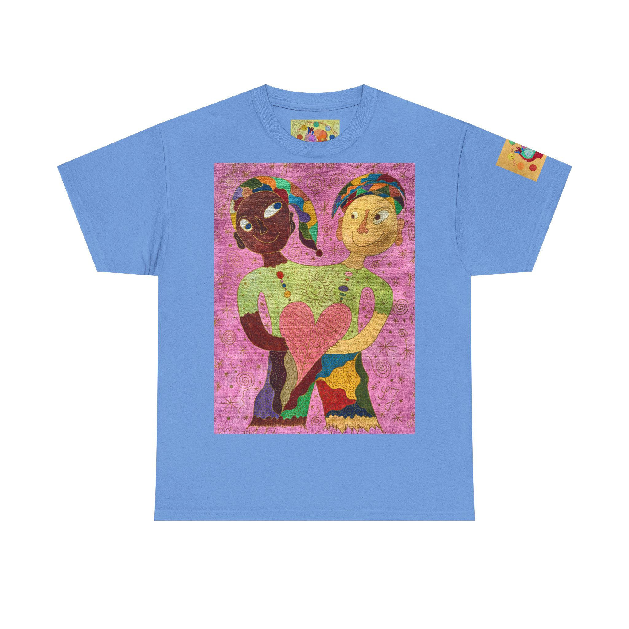 Gleichheit, Liebe - Mit Logo auf Ärmel- Unisex 100% Cotton -Druck riecht anfangs