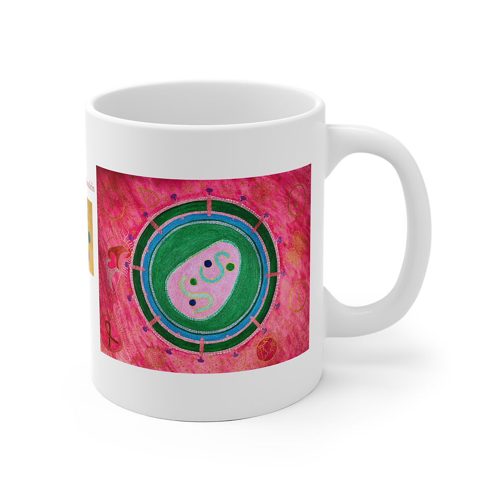 Miniaturbild: Hi - Virus - 2 - Links- und Rechtshänder Keramik Tasse 