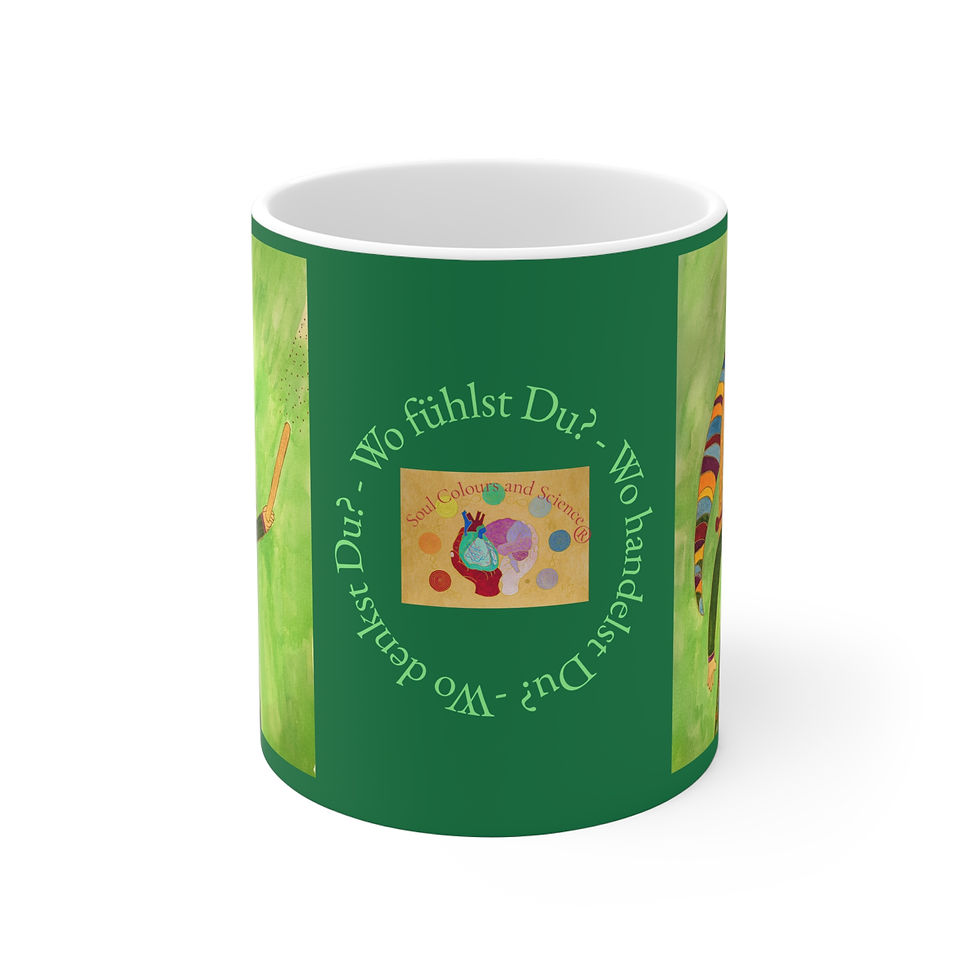 Miniaturbild: Zauberin - 2 - Links- und Rechtshänder Keramik Tasse 