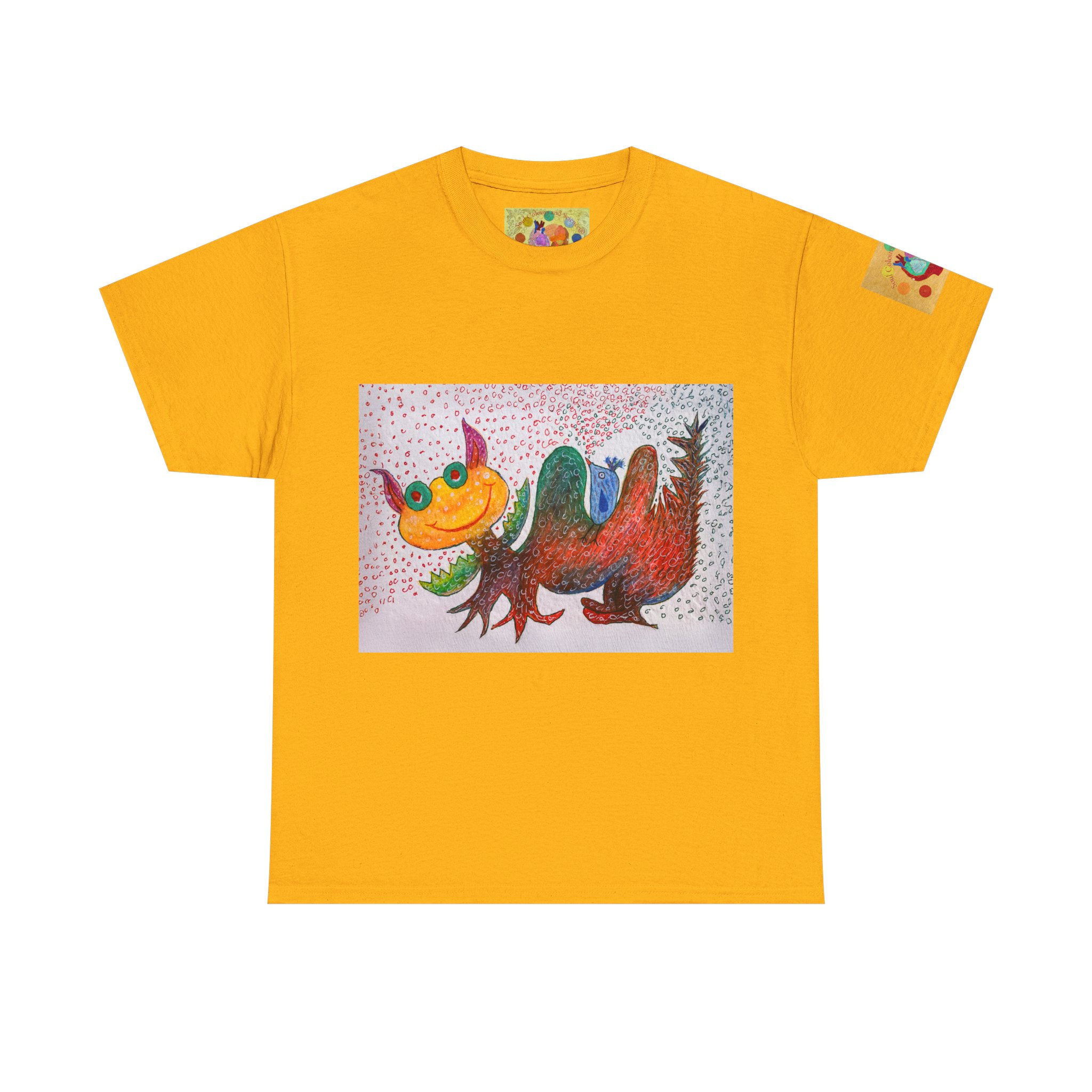 Urwesen - Mit Logo auf Ärmel- Unisex 100% Cotton -Druck riecht anfangs